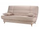 Banquette Clic-Clac tissu beige avec matelas STARBED ép. 13 cm