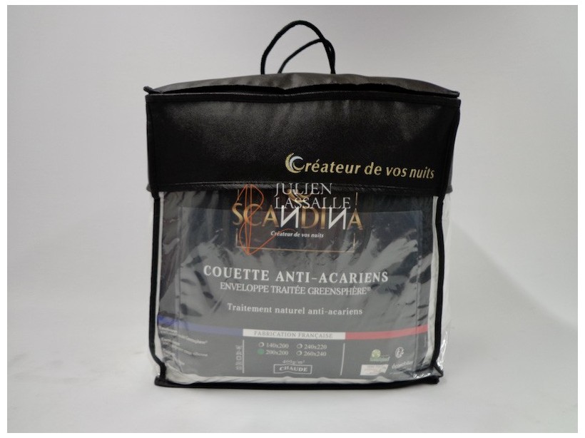 Couette chaude anti-acariens et bactérien pas chere.