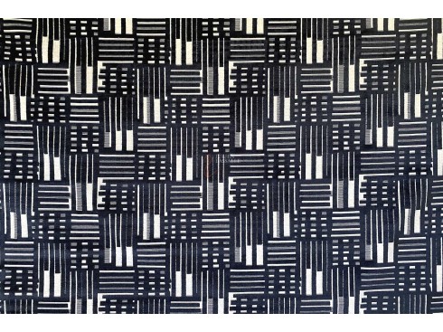 Tissus Tribeca motifs velours sur fond chenillé.