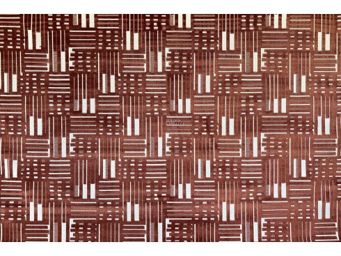 Tissus Tribeca motifs velours sur fond chenillé.