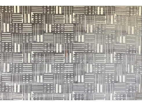 Tissus Tribeca motifs velours sur fond chenillé.