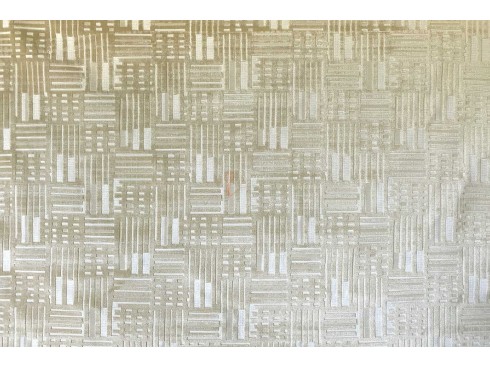 Tissus Tribeca motifs velours sur fond chenillé.