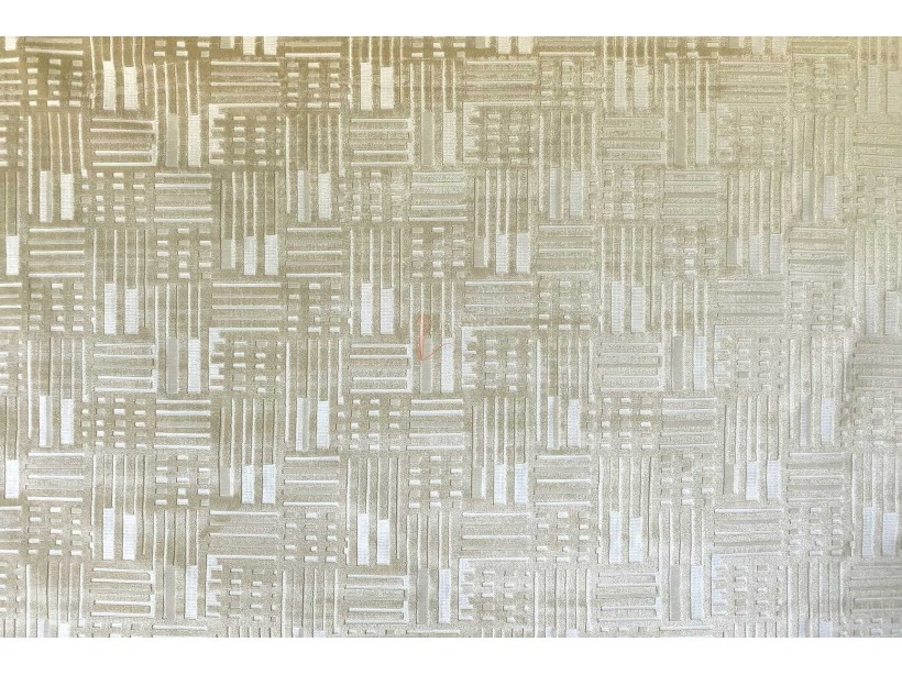 Tissus Tribeca motifs velours sur fond chenillé.