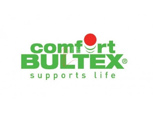 Banquette Clic-Clac tissu gris anthracite avec matelas BULTEX ép. 14cm