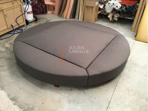 Sommier tapissier rond fabrication artisanale