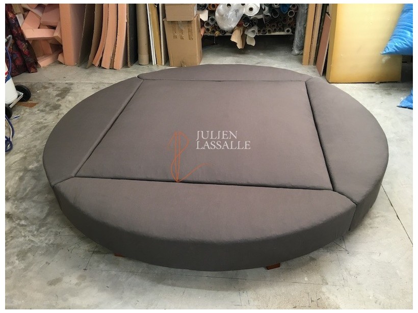 Sommier tapissier rond fabrication artisanale