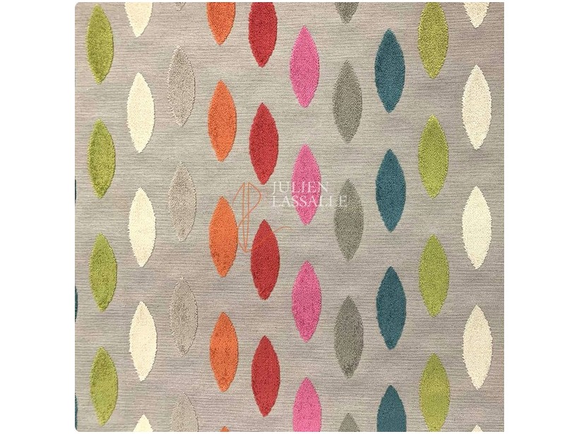 Tissu MEXICO losanges en velours multicolores - Chanée Deschmaker