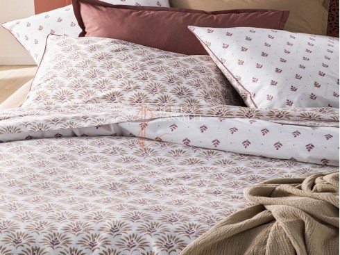 Parure de lit Palais des Vents en percale de coton