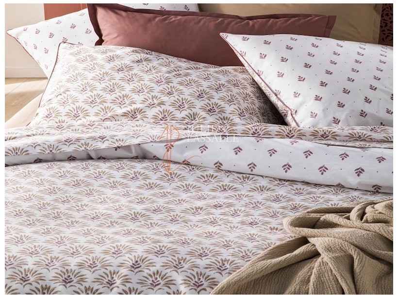 Parure de lit Palais des Vents en percale de coton