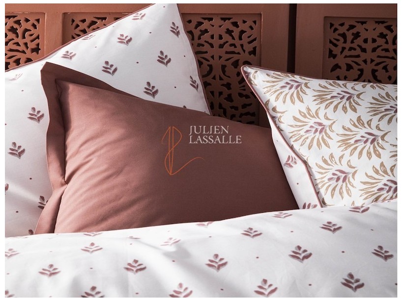 Parure de lit Palais des Vents en percale de coton