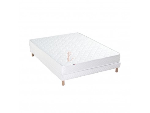 Pack Misma matelas + sommier + pieds.