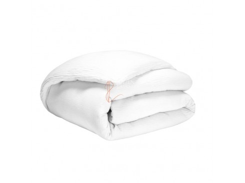 Housse de couette en Gaze de coton TENDRESSE 240 x 220 cm