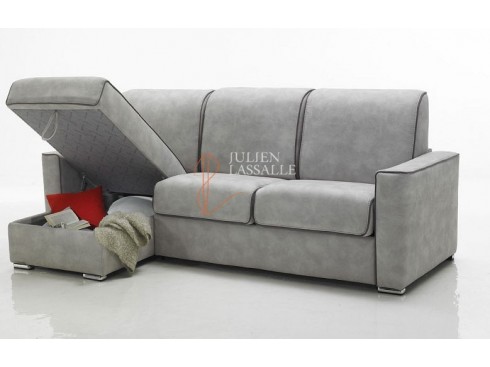 Canapé d'angle convertible en lit Iris