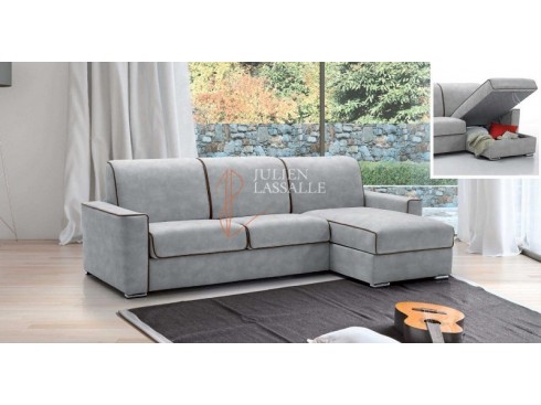Canapé d'angle convertible en lit Iris