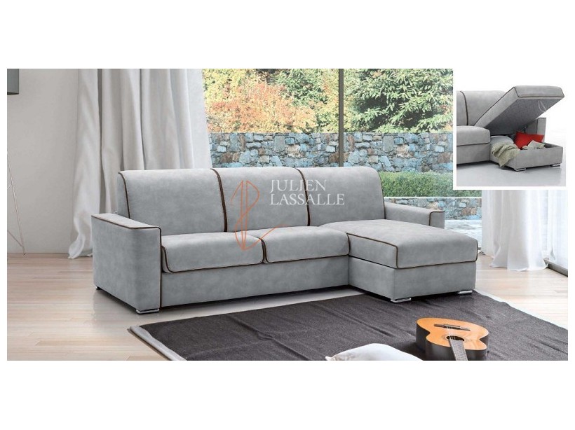 Canapé d'angle convertible en lit Iris