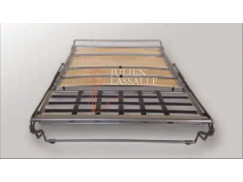 Canapé convertible en lit Twist couchage 140 cm avec mécanique à lattes