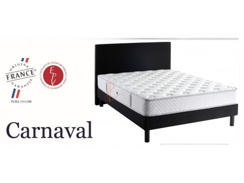 Matelas Carnaval Duvivier Durev ressorts ensachés et 100% recyclable