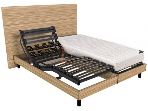 Ensemble literie électrique Timbo Access plots avec matelas Timb 35.