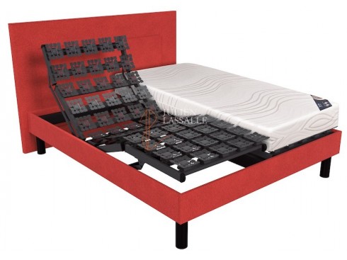 Literie électrique Timbo Quadro avec matelas Viscoform