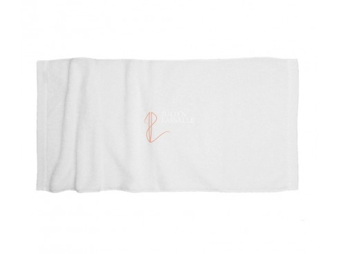 Serviette de toilette blanche 100% coton