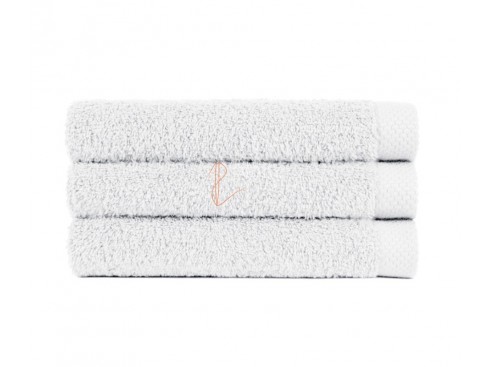 Serviette de toilette blanche 100% coton