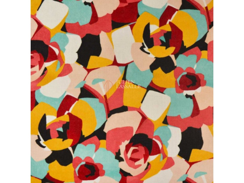 Tissu LUCY imprimé à motif fleurs - Casal