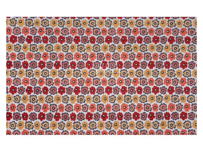 Tissu DAISY tissé à motif fleurs - Casal