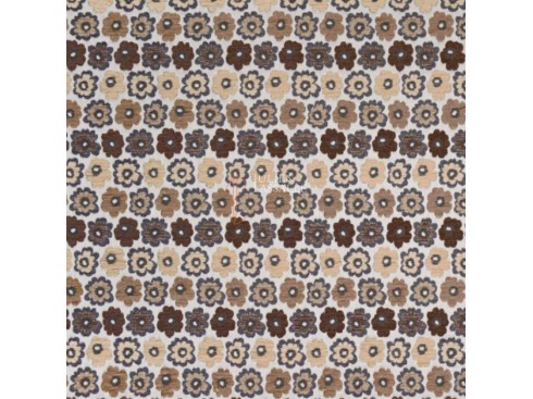 Tissu DAISY tissé à motif fleurs - Casal