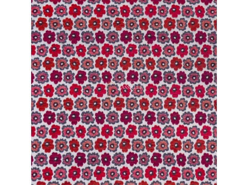 Tissu DAISY tissé à motif fleurs - Casal