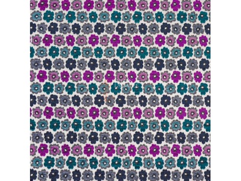 Tissu DAISY tissé à motif fleurs - Casal