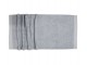 Serviette de toilette gris clair 100% coton