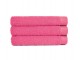 Serviette de toilette rose 100% coton