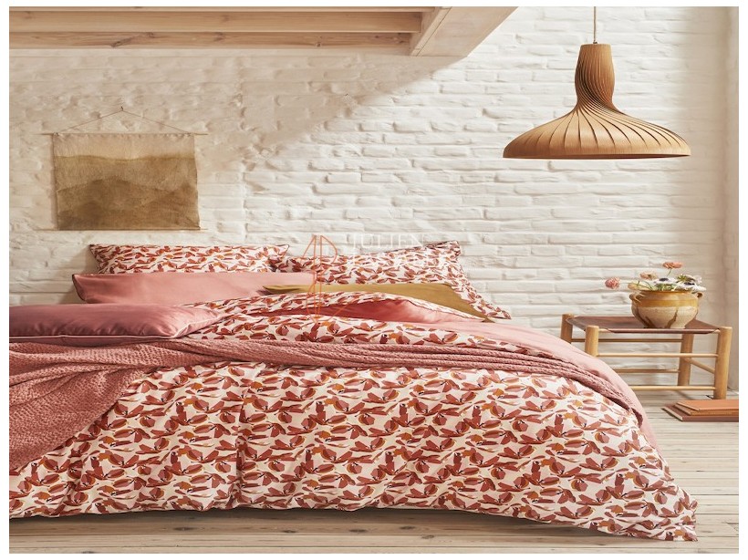 Parure de lit Allegoria en satin de coton imprimé