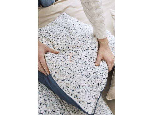 Parure de lit Nuit satin de coton imprimé