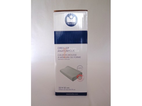 Oreiller anatomique Bultex en mousse à mémoire de forme