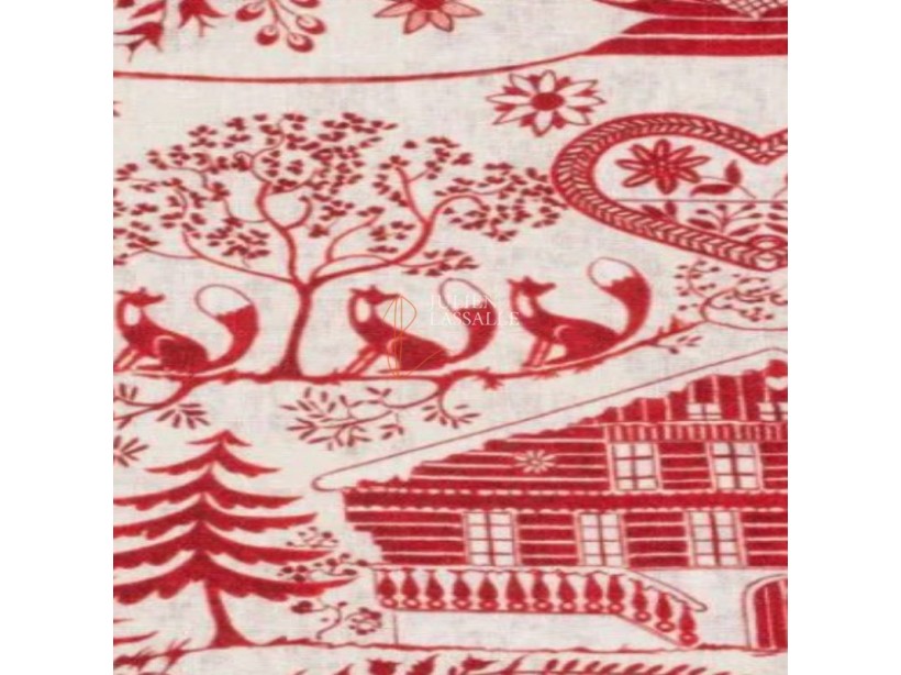 Tissu BELLEVUE motifs montagne - THEVENON