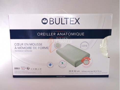 Oreiller anatomique Bultex en mousse à mémoire de forme