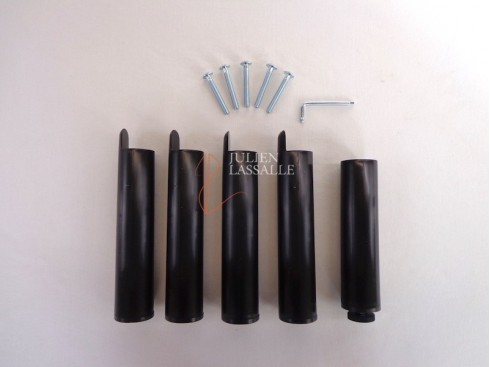 Lot de 5 Pieds de lit pour sommier cadre à lattes Duvivier