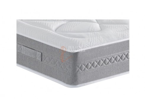 Matelas MEMOE mousse polyuréthane HR 33 kg/m3 + mousse à mémoire de forme