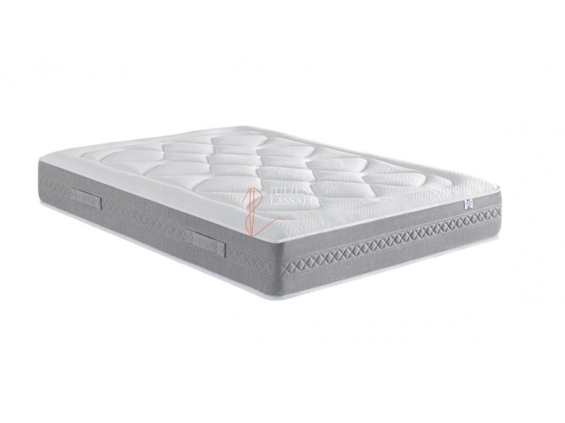 Matelas MEMOE mousse polyuréthane HR 33 kg/m3 + mousse à mémoire de forme