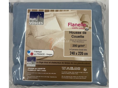 Housse de couette en Flanelle Nuit des Vosges 240 x 220 cm