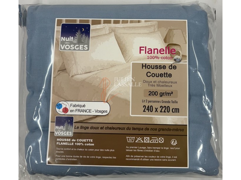 Housse de couette en Flanelle Nuit des Vosges 240 x 220 cm