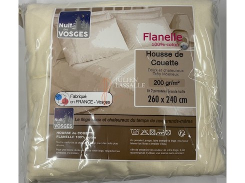 Housse de couette en Flanelle Nuit des Vosges 260 x 240 cm