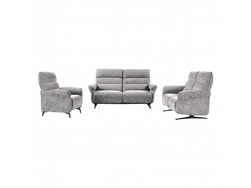 Canapé ou fauteuil de relaxation Nuage tissu gris