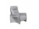 Canapé ou fauteuil de relaxation Plénitude tissu gris clair & gris foncé