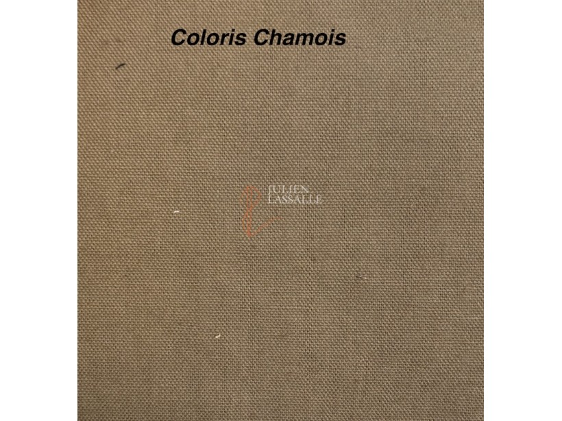 Tête de lit personnalisée Jade, forme arrondie, finition toile tendue.