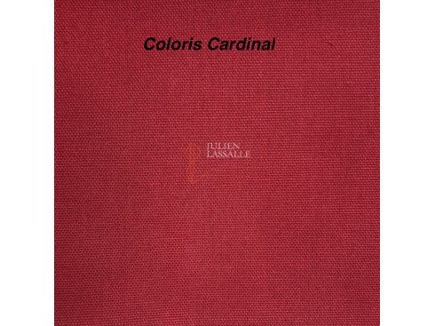 Tête de lit personnalisée Jade, forme arrondie, finition toile tendue.