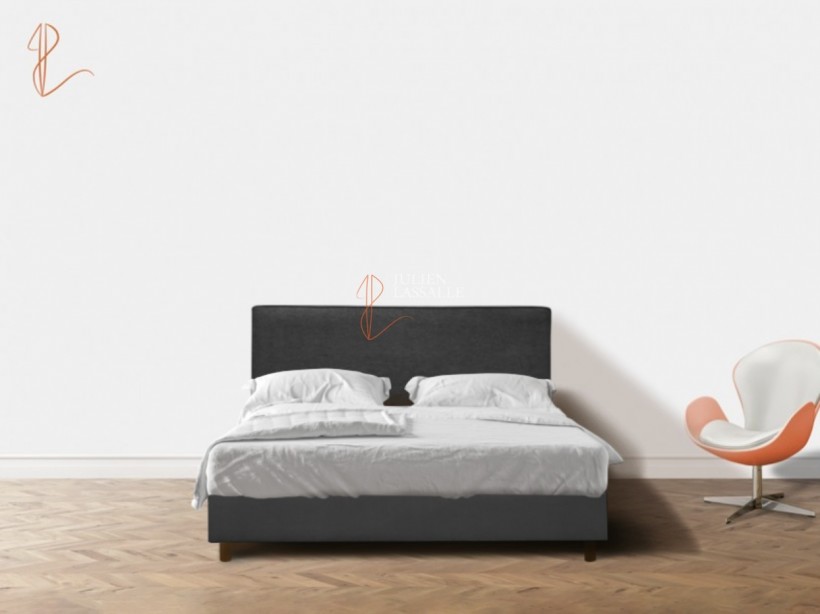 Tête de lit personnalisée Louise, finition double passepoil.