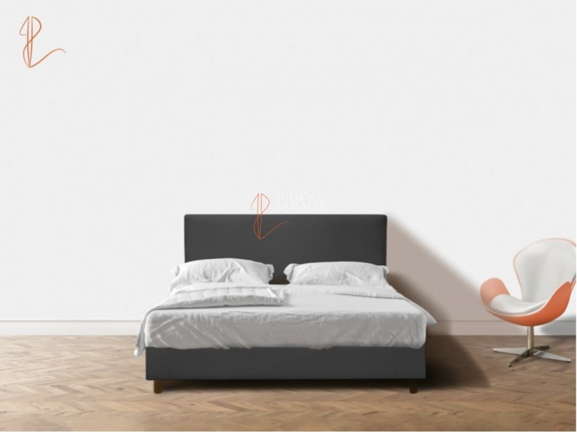 Tête de lit personnalisée Alice, finition surpiquée.