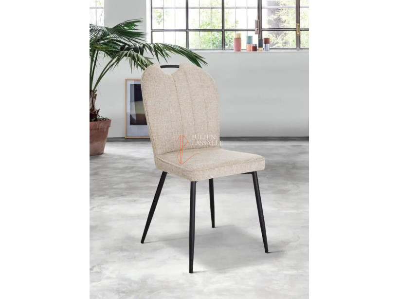 Lot de 2 chaises Salomé Beige sable Girardeau